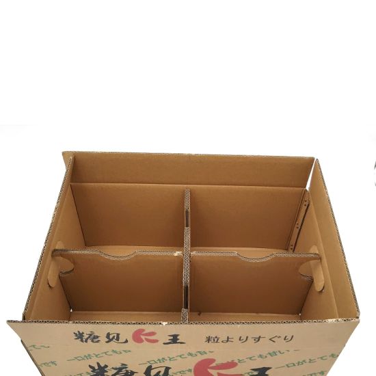 Factory Custom Vegetable Packing Folding Corrugated Paper Packaging Fruit Shipping Carton Box for Cherry Mango Tomato Apple Orange