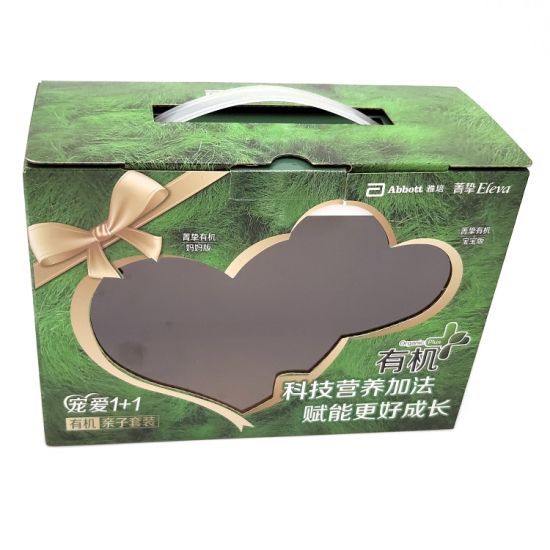 Heart Shape Clear Window Gift Packaging Paper Box