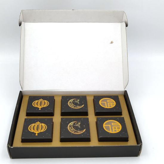 Custom Decorative Luxury Perfume Packaging Boxes with Metal Sticker Logo Perfume Box